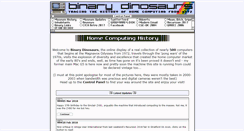 Desktop Screenshot of binarydinosaurs.co.uk